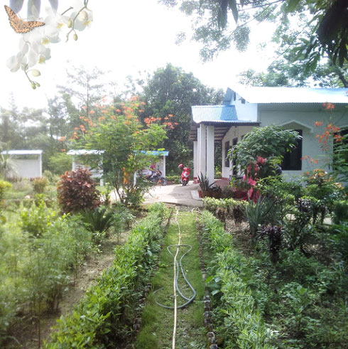 Der Garten der Clinic Nepal